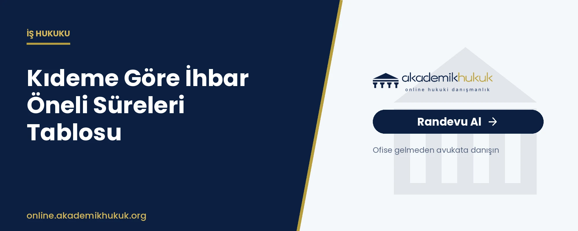 ihbar tazminatı şartları ve süreleri - Kıdeme Göre İhbar Öneli Süreleri Tablosu
