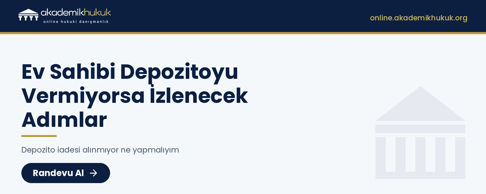 depozito iadesi alınmıyor ne yapmalıyım - online avukat danışmanlığı