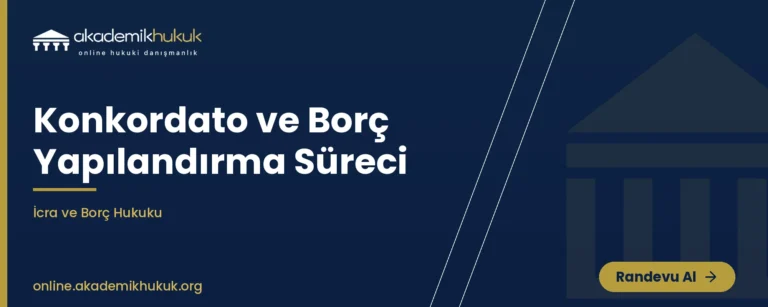 konkordato ve borç yapılandırma