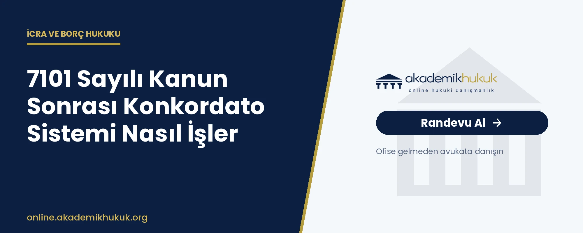 konkordato ve borç yapılandırma - 7101 Sayılı Kanun Sonrası Konkordato
