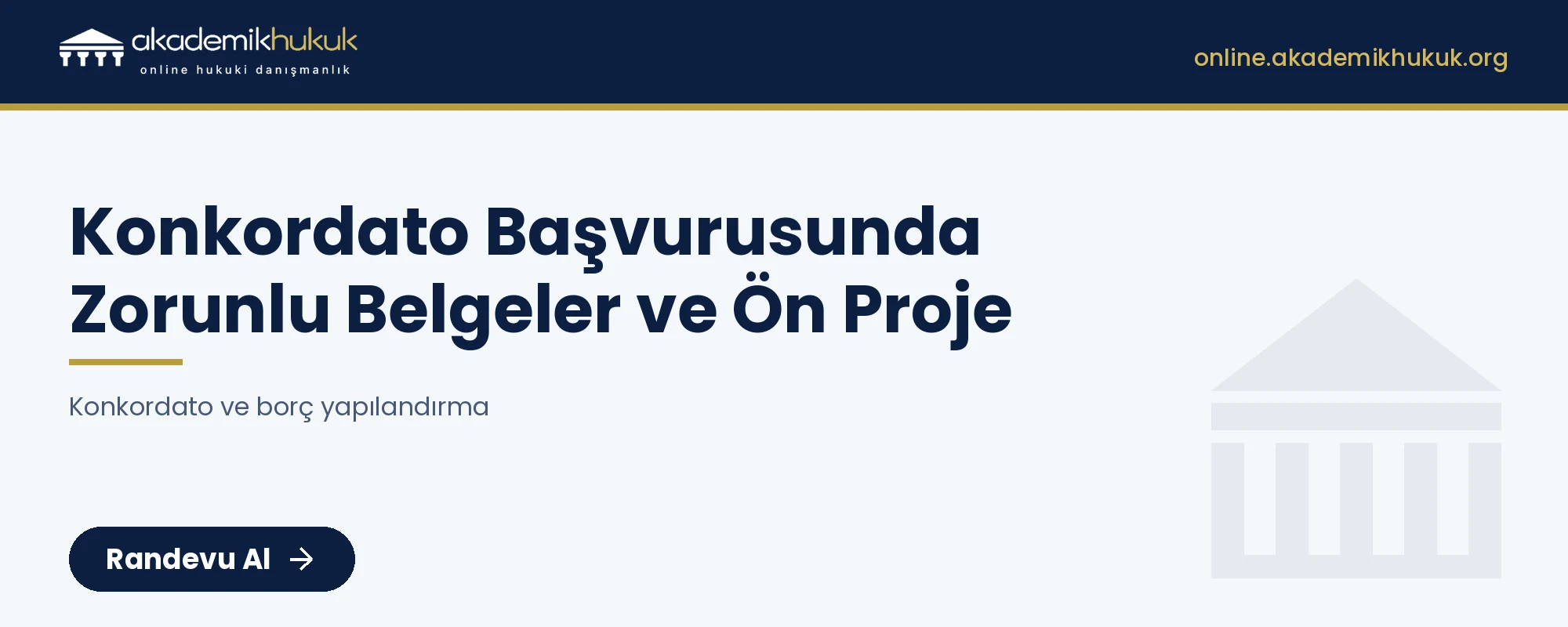 konkordato ve borç yapılandırma - online avukat danışmanlığı